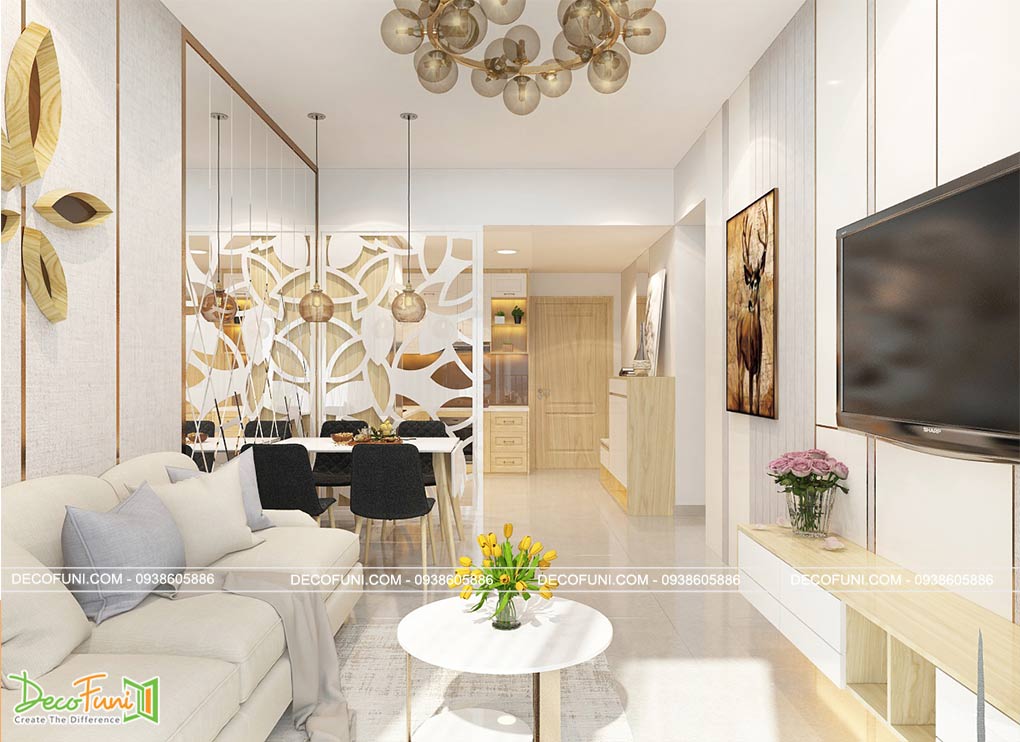 Mẫu căn hộ chung cư 3 phòng ngủ